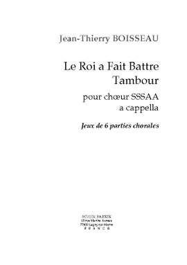 J.-Th. Boisseau: "Le Roi a fait battre tambour"