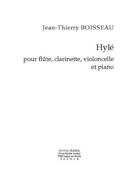 J.-Th. Boisseau: Hylé