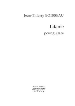 J.-Th. Boisseau: Litanie