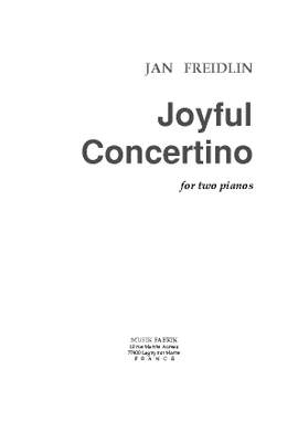 Jan Freidlin: Joyful Concertino