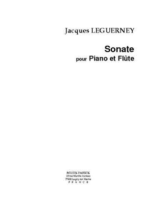 Jacques Leguerney: Sonate pour piano et flûte