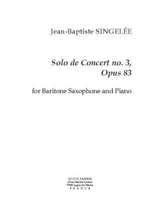 Jean-Baptiste Singelée: Solo de Concert no. 3, Opus 83