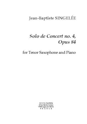 Jean-Baptiste Singelée: Solo de Concert no. 4, Opus 84