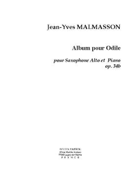 Jean-Yves Malmasson: Album pour Odile 3 pièces faciles