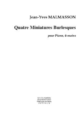 Jean-Yves Malmasson: 4 Miniatures Burlesques