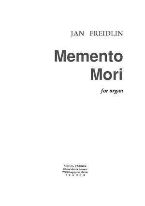 Jan Freidlin: Memento Mori