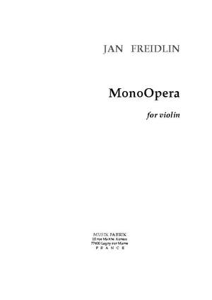 Jan Freidlin: MonoOpera