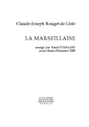 Kamil Tchalaev: "la Marseillaise" arr. TBB chorus