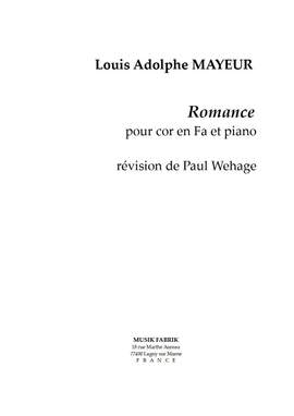 Louis Mayeur: Romance