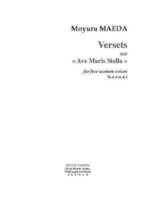 Moyuru Maeda: Versets sur Ave Maris Stella
