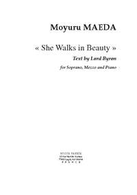 Moyuru Maeda: She Walks in Beauty (txt Byron)