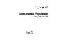Nicolas Wind: Autumnal Equinox