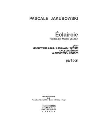 Pascale Jakubowski: Éclaircie