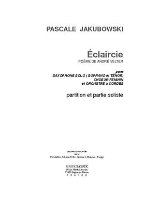 Pascale Jakubowski: Éclaircie