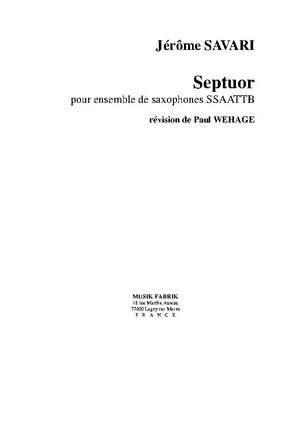 Jérôme Savari: Septuor