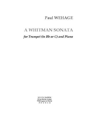 Paul Wehage: A Whitman Sonata