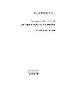 Paul Wehage: Scènes de Ballet - suite of six dances