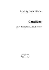 Paul-Agricole Génin: Cantilène, Opus 64