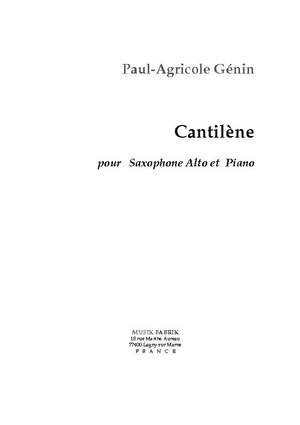 Paul-Agricole Génin: Cantilène, Opus 64