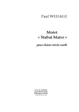 Paul Wehage: Stabat Mater
