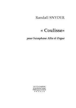 Randall Snyder: Coulisse