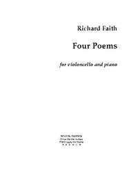 Richard Faith: Four Poems