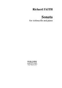 Richard Faith: Sonata for violoncello and piano