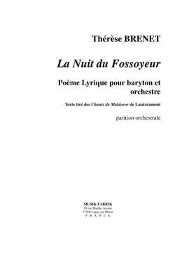 Thérèse Brenet: La Nuit du Fossoyeur