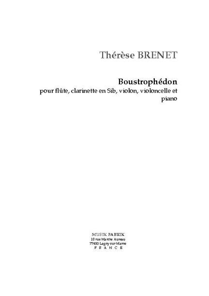 Thérèse Brenet: Boustrophédon