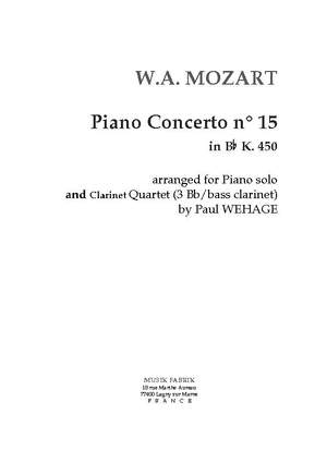 W. A. Mozart: Piano Concerto no. 15 in Bb K 450