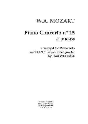 W. A. Mozart: Piano Concerto no. 15 in Bb K 450