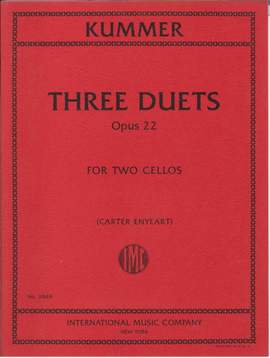 Friedrich August Kummer: Three Duets, Opus 22