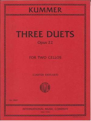 Friedrich August Kummer: Three Duets, Opus 22
