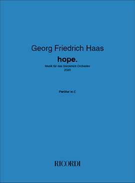Georg Friedrich Haas: hope.
