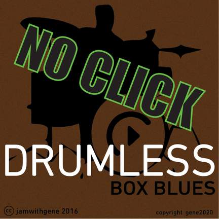 Drumless Blues Backing Track (No Click)