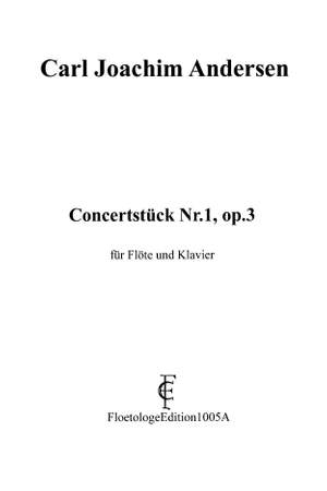 Andersen: Concertstuck for Flute and Piano No.1, Op. 3