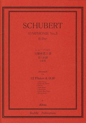 Franz Schubert: Symphony No 5, 1st Movement arranged for Flute Choir