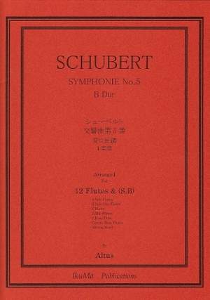 Franz Schubert: Symphony No 5, 1st Movement arranged for Flute Choir