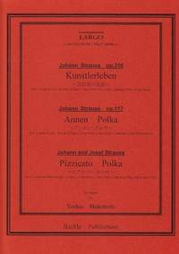 Johann Strauss II/Josef Strauss: Kunsterleben, Annen Polka and Pizzicato Polka for Flute Ensemble