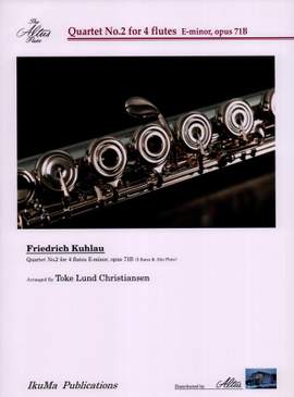 Kuhlau: Quartet No. 2 in E minor for Four Flutes, Op71b