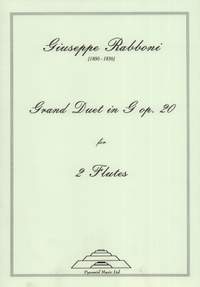 Giuseppe Rabboni: Grand Duet in G major for Two Flutes, Op.20