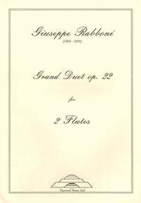 Giuseppe Rabboni: Grand Duet in Bb major, Op.22