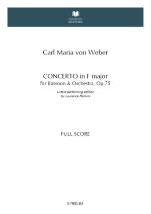 Weber, Carl Maria von: Bassoon Concerto Op. 75