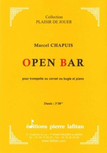 Marcel Chapuis: Open Bar