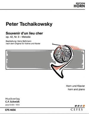 Tchaikovsky, P I: Souvenir d'un lieu cher