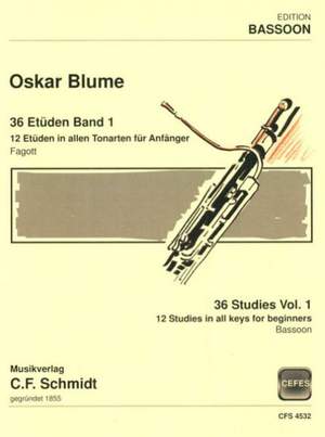 Blume, O: 36 Studies Vol. 1 Vol. 1
