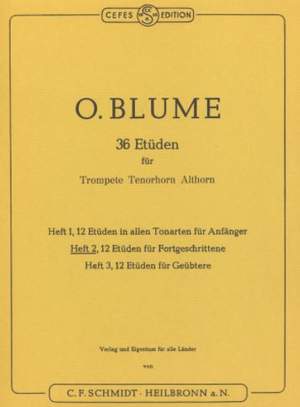 Blume, O: 36 Studies Vol. 2 Vol. 2