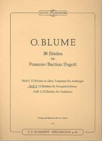Blume, O: 36 Studies Vol. 2 Vol. 2