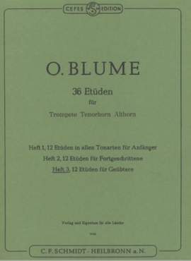 Blume, O: 36 Etüden Band 3 Vol. 3