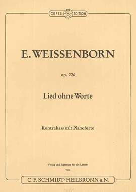 Weissenborn, E: Lied ohne Worte op. 226